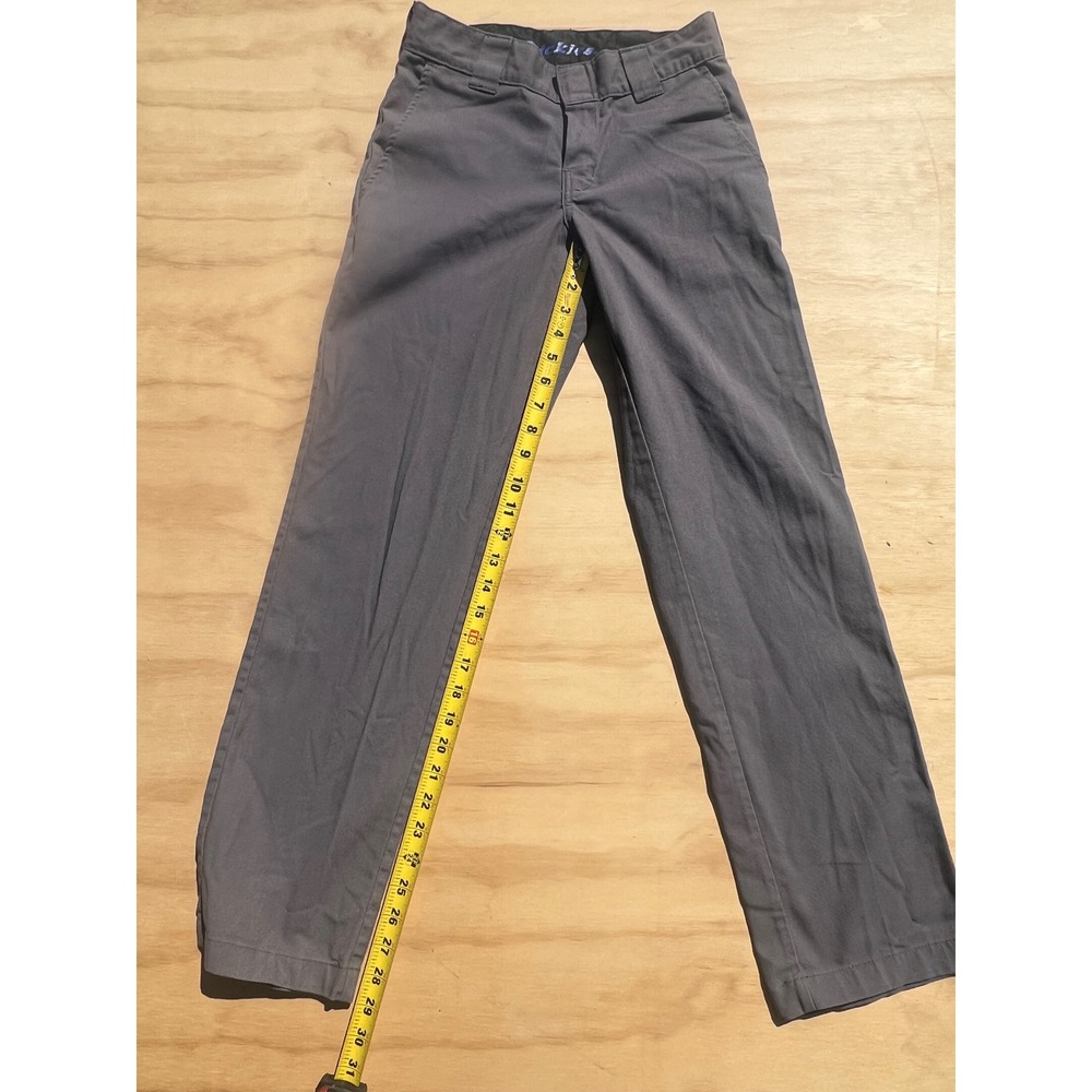 Dickies Flex Slim Tapered Work Pants Mens 28x30 Charcoal Gray WP150VG Twill